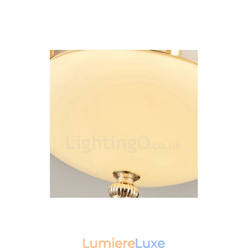 Lustre de luxe traditionnel classique à 6 lumières avec bougies intégrées en métal