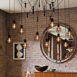 Suspension créative de style américain à 12 lumières