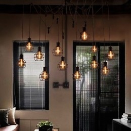 Suspension créative de style américain à 12 lumières