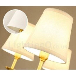 Lustre en métal intégré à 6 lumières de style rustique