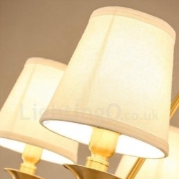 Lustre rustique en métal intégré à 10 lumières