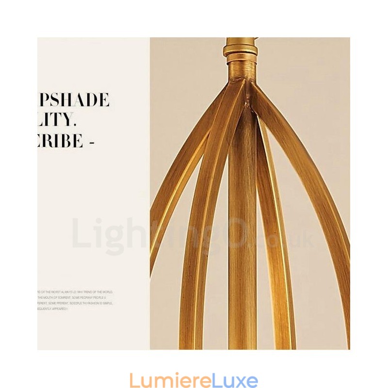 Lustre rustique en métal intégré à 10 lumières