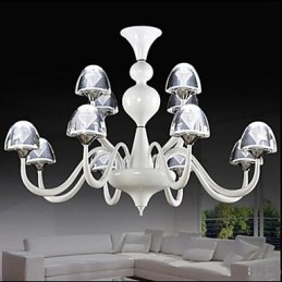 Pendentif champignon en cristal créatif minimaliste moderne 8+4
