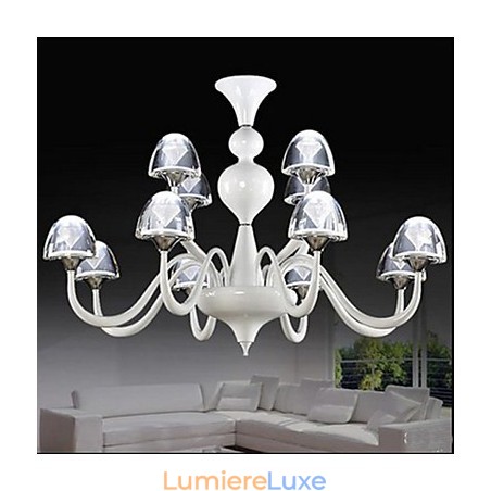 Pendentif champignon en cristal créatif minimaliste moderne 8+4 Pendentif champignon en cristal créatif minimaliste moderne 8+4