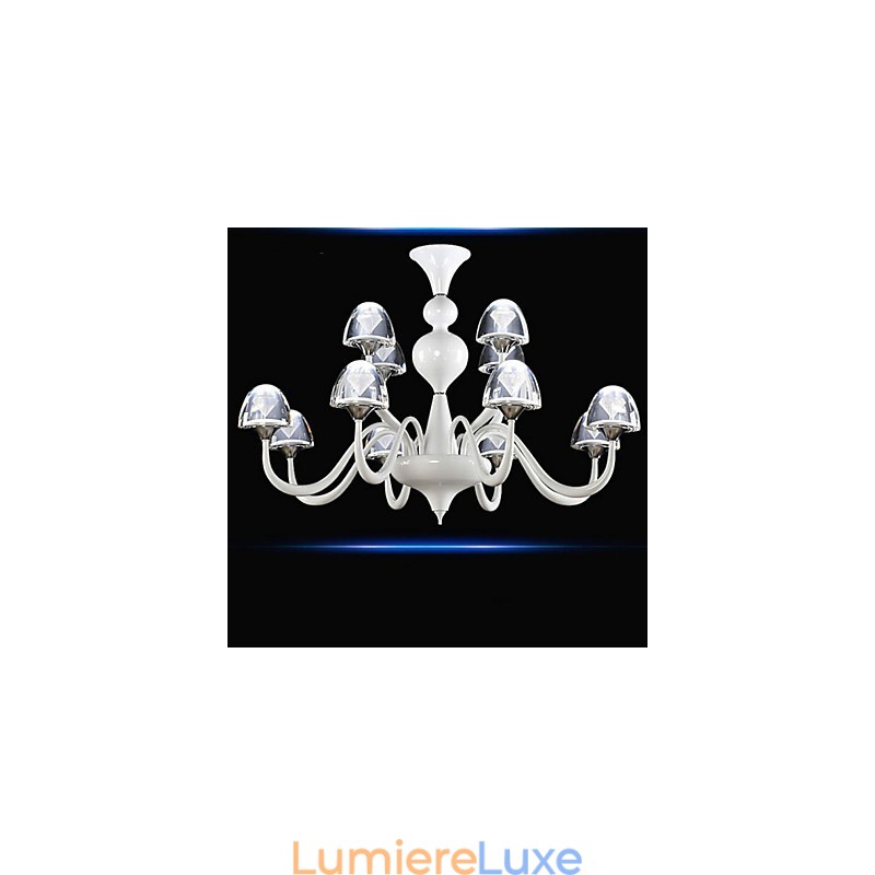 Pendentif champignon en cristal créatif minimaliste moderne 8+4
