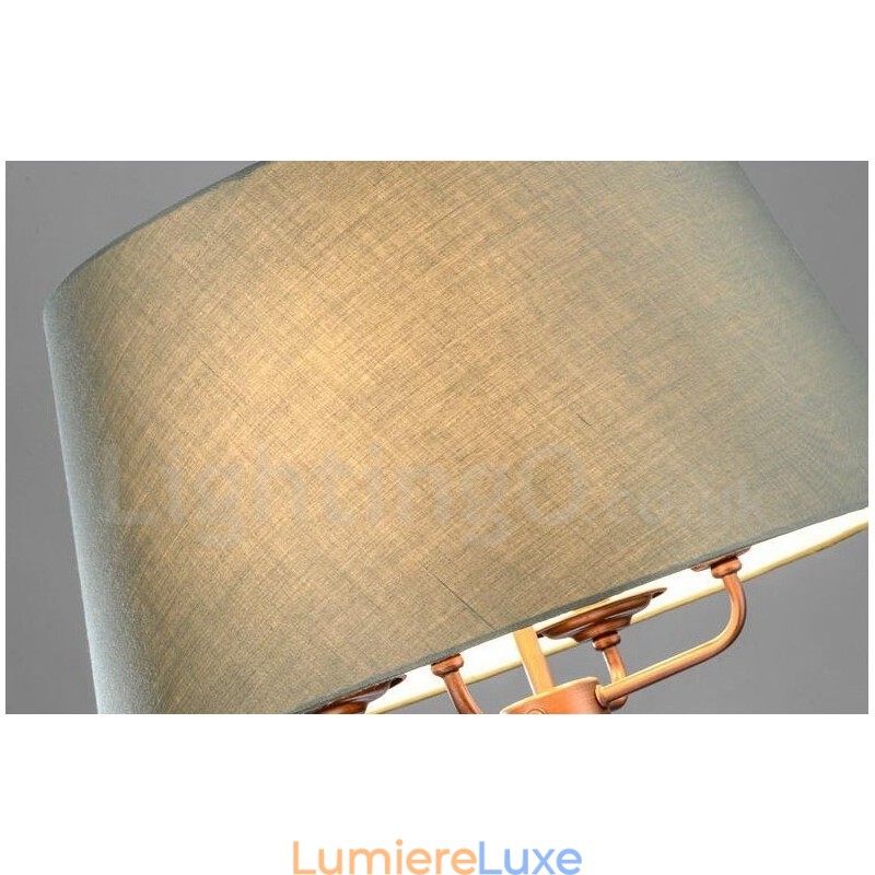 Lustre rustique en métal intégré à 4 lumières