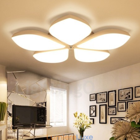 Plafonnier encastré en métal intégré contemporain moderne à 5 lumières Plafonnier encastré en métal intégré contemporain moderne à 5 lumières