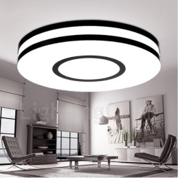 Plafonnier encastré en métal intégré contemporain moderne