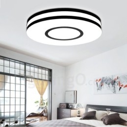 Plafonnier encastré en métal intégré contemporain moderne