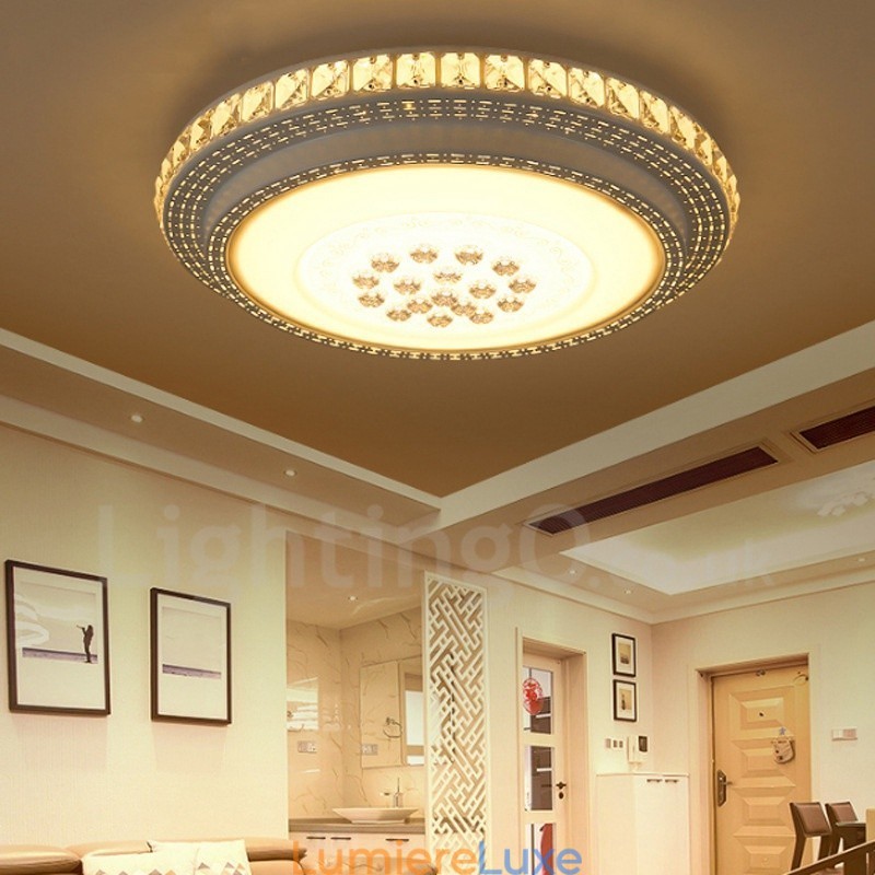 Luminaire encastré de salle de bain moderne et contemporain en métal