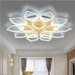Plafonnier encastré contemporain moderne à 15 lumières