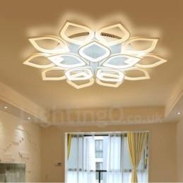 Plafonnier encastré contemporain moderne à 15 lumières
