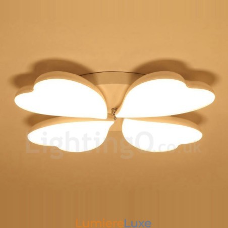 Plafonnier encastré en métal intégré contemporain moderne à 4 lumières Plafonnier encastré en métal intégré contemporain moderne à 4 lumières