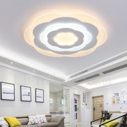 Plafonnier encastré en métal intégré contemporain moderne
