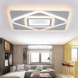 Plafonnier encastré en métal intégré contemporain moderne