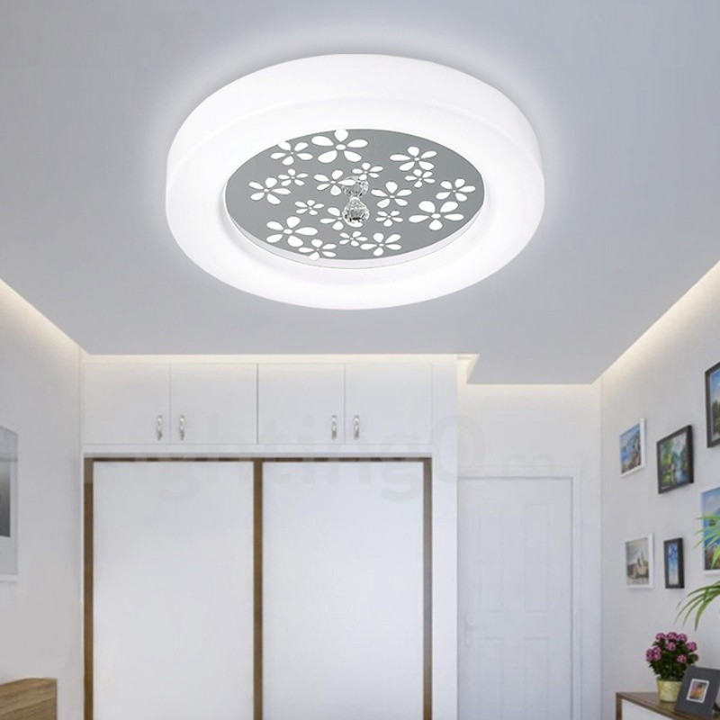 Plafonnier encastré en métal intégré contemporain moderne