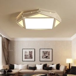 Plafonnier encastré en métal intégré contemporain moderne