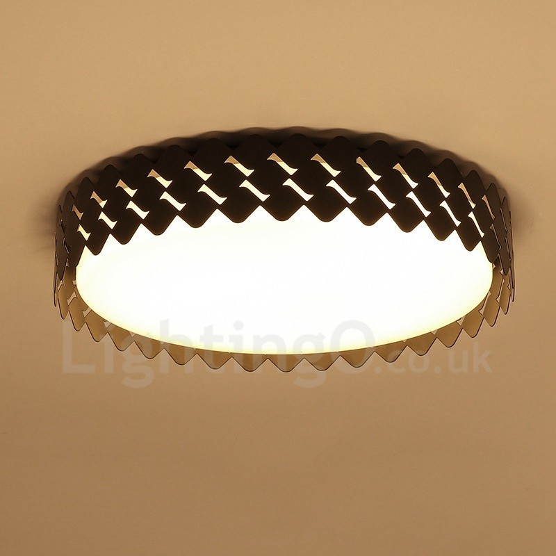 Plafonnier encastré en métal intégré contemporain moderne