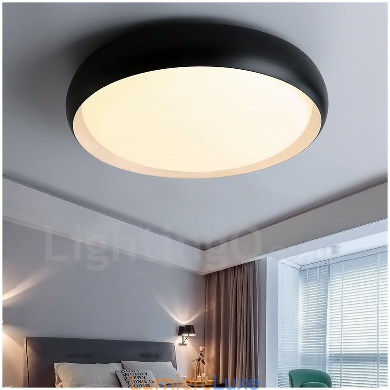 Plafonnier encastré en métal intégré contemporain moderne