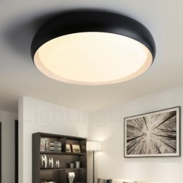 Plafonnier encastré en métal intégré contemporain moderne