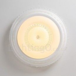 Plafonnier encastré en métal intégré contemporain moderne