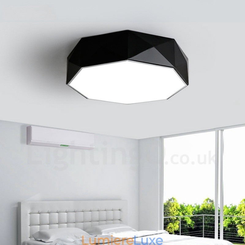 Plafonnier encastré en métal intégré contemporain moderne