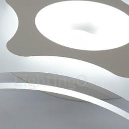 Plafonnier encastré en métal intégré contemporain moderne
