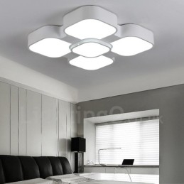 Plafonnier encastré en métal intégré contemporain moderne