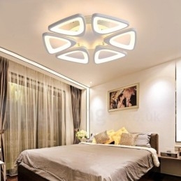Plafonnier encastré contemporain moderne à 6 lumières