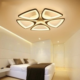 Plafonnier encastré contemporain moderne à 5 lumières