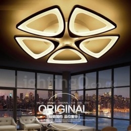 Plafonnier encastré contemporain moderne à 5 lumières