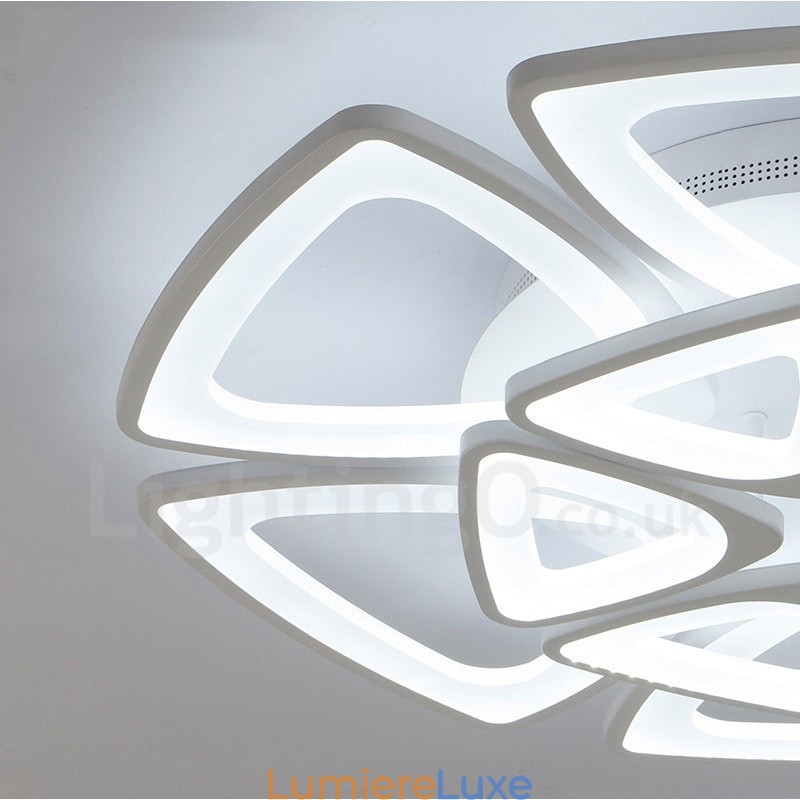 Plafonnier encastré contemporain moderne à 12 lumières