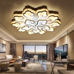 Plafonnier encastré contemporain moderne à 15 lumières