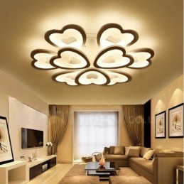 Plafonnier encastré contemporain moderne à 9 lumières