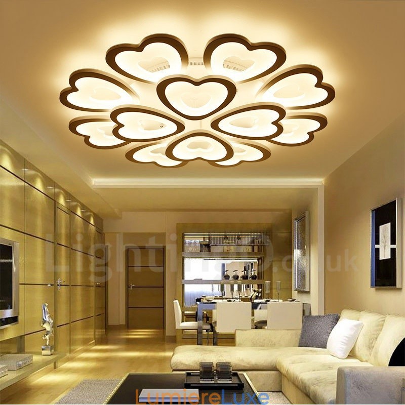 Plafonnier encastré contemporain moderne à 12 lumières