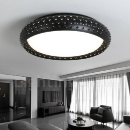 Plafonnier encastré en métal intégré contemporain moderne