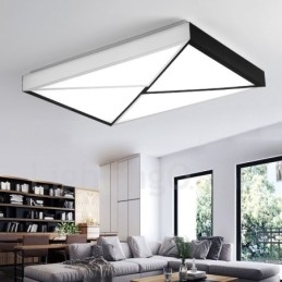 Plafonnier encastré en métal intégré contemporain moderne
