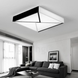 Plafonnier encastré en métal intégré contemporain moderne