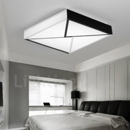 Plafonnier encastré en métal intégré contemporain moderne