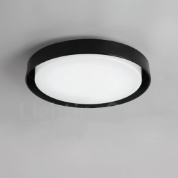 Plafonnier encastré en métal intégré contemporain moderne