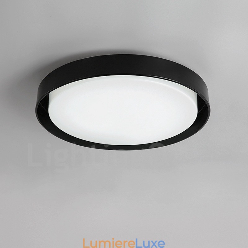 Plafonnier encastré en métal intégré contemporain moderne