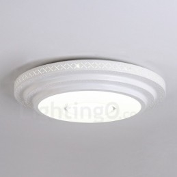 Plafonnier encastré en métal intégré contemporain moderne