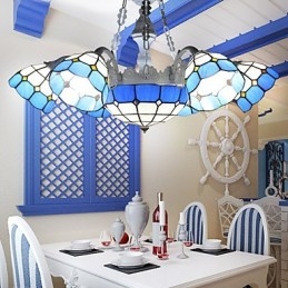 Lampes frontales et lanternes créatives 6 + 1 de style rural méditerranéen