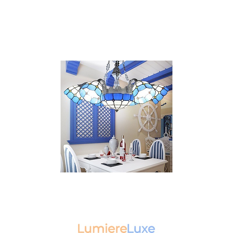 Lampes frontales et lanternes créatives 6 + 1 de style rural méditerranéen