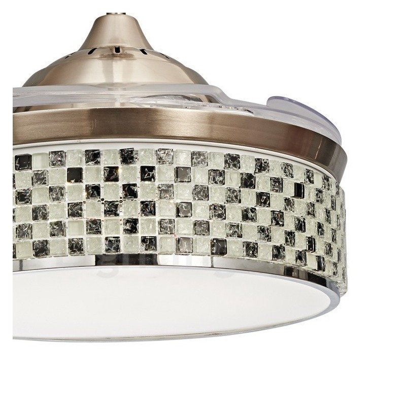 Ventilateur de plafond invisible contemporain moderne Ventilateurs de plafond