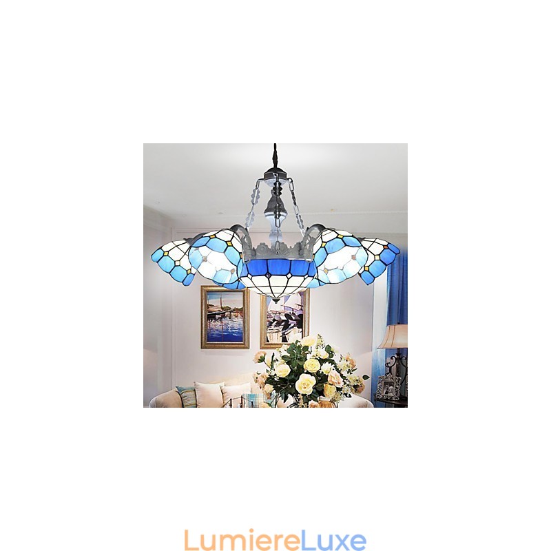 Lampes frontales et lanternes créatives 6 + 1 de style rural méditerranéen