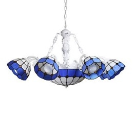 Lampes frontales et lanternes créatives 6 + 1 de style rural méditerranéen