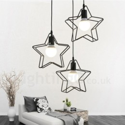 Suspension intégrée contemporaine moderne à 3 lumières
