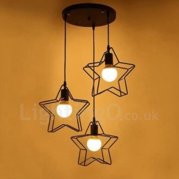Suspension intégrée contemporaine moderne à 3 lumières