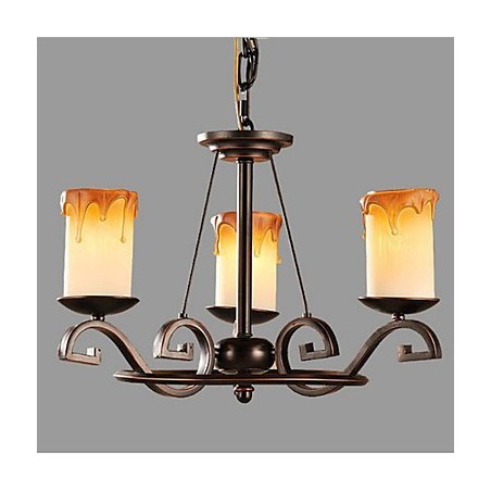 Étudier la lampe à bougie antique Lustre en fer Étudier la lampe à bougie antique Lustre en fer